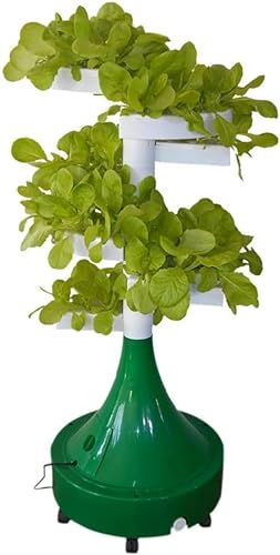 BTURYT Hydroponischer Turm, Aquaponische Kultur, Rotierender Turm Für Innenräume Und Außenbereiche, Garten, 72 Pods, Vertikale Hydroponische Bewässerung, Kräuter, Früchte Tower
