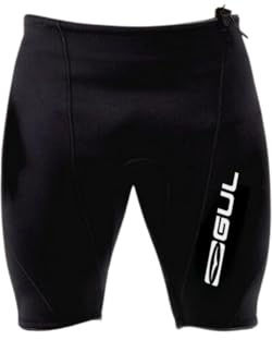 Gul Mens Response 2mm Flatlock Wetsuit Sailing Boating Watersports Shorts - Black - Non-petroleum based neoprene