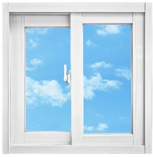 LVLDAWA Aluminium Shed Windows, Small Horizontal Transom Sliding Door Windows, Flush Mount Household Clear Vent Small Window With Glass For Basement, Bathroom(40x50cm)