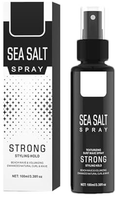 Spray profesional para el cabello, laca para peinar, potenciador de volumen para el cabello, spray para el cabello con ondas de playa, spray definidor de rizos, fijador ligero para el cabello, spray