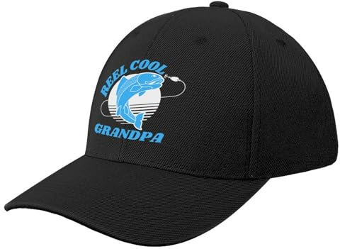 CWCMZDH Cappellino Baseball Berretto da Baseball Nonno Cool Reel Cappello di Natale Cappelli Personalizzati Cappelli da tè di Compleanno Cappelli da Donna per Il Sole Uomini
