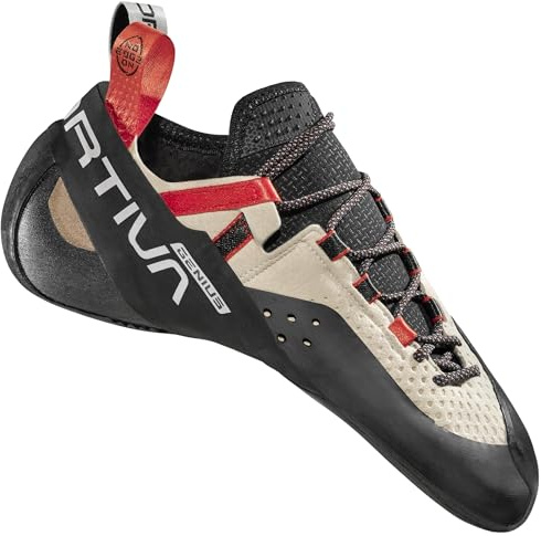 LA SPORTIVA Unisex Genius Scarpe da Arrampicata, Chalk, 42.5