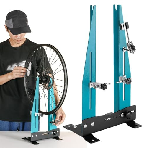 Generisch Centring Stand, Adjustable Wheel Balancing Stand, Removable Multifunctional Wheel Alignment Repair Tool, Great Tool for Mountain Road Bike