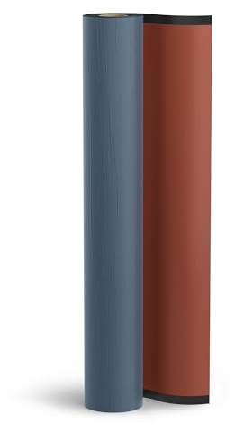Isolbau - KSK Dachbahn Dichtfolie Selbstklebend - RAL 8004 - Terrakota Bitumendachbahn 5 m² Rolle Kaltselbstklebebahn - Abdichtung von Garagen, Gartenhäusern, Carports, Ställen