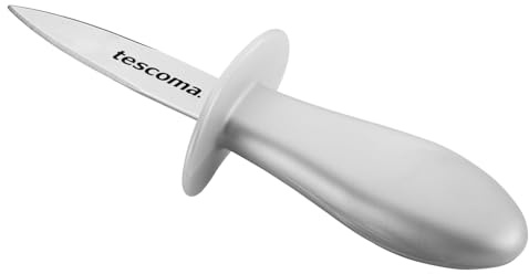 Tescoma Caja de 12 Cuchillos Abre-Ostras PRESTO SEAFOOD – Hoja de Acero Inoxidable y Mango Ergonómico de Plástico Resistente – Apto para Lavavajillas – Ideal para Mariscos
