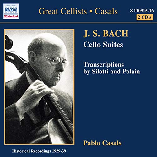 Great Cellists - Pablo Casals (Casals spielt Bach) (Aufnahmen 1929-1939)