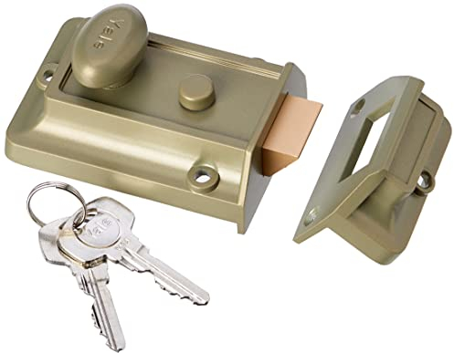 Yale Serrature P77 Tradizionale Nightlatch ENB/PB Cilindro 60 mm Confezione Visi