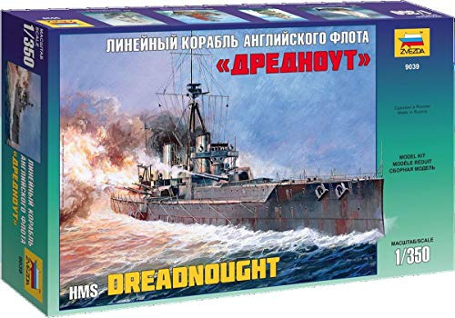 Zvezda 500789039-1:350 WWII Britisches Kriegsschiff Dreadnought