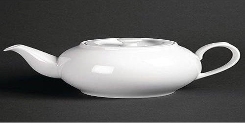 Royal Porcelain P4015 Théières orientales classiques avec couvercles Blanc 1 l