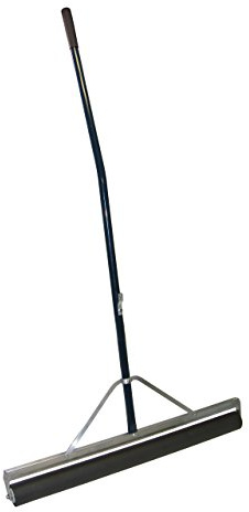 Midwest Rake 70936 Non-Absorbent Roller Squeegee, 60 Ergonomic Yellow Aluminum Handle, 36