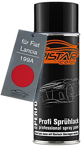 TRISTARcolor Autolack Spraydose für Fiat/Lancia 199A Rosso Tiziano | Rosso Faccia Da Schiaffi, Basislack, Sprühdose 400ml