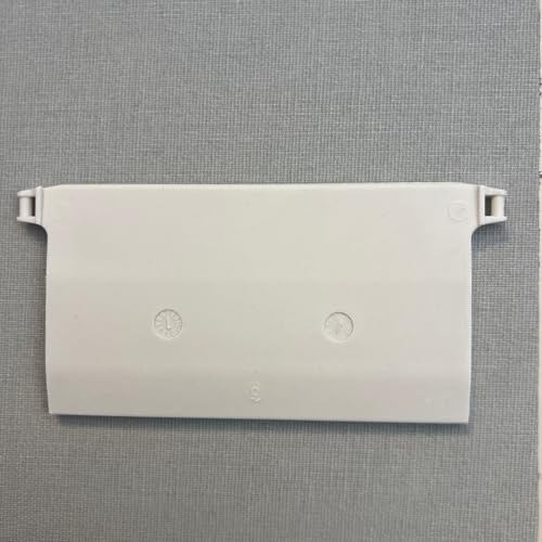 cg-sonnenschutz 20 Stück Beschwerungsplatten Breite 89 mm Gewichte für Vertikaljalousie Lamellen Vorhang Vorhang-Lamellen weiß aus Kunststoff