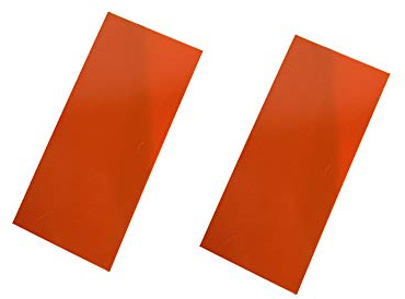 RECHERE Messergriff-Abstandshalter G10, Orange, 180 x 80 x 1 mm, 2 Stück