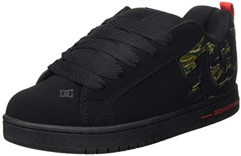DC Shoes Court Graffik Se - Scarpe da Skateboard Uomo, Nero (Camo CMO), 44 EU