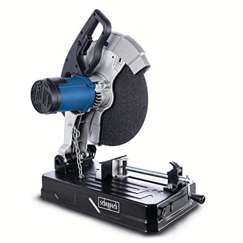 Scheppach Motosega per metalli MT150 | Sega per metalli | Altezza di taglio max. 115 mm | 2600 W | 4200 min-1 | Disco da taglio Ø 355 x 25,4 mm | Angolo di inclinazione 0-45°