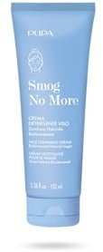 Pupa Crema Detergente Viso Smog No More - Deterge, esfolia, protegge dall’Inquinamento, con il 90% di Ingredienti di origine naturale - Skincare Viso (100 ml)