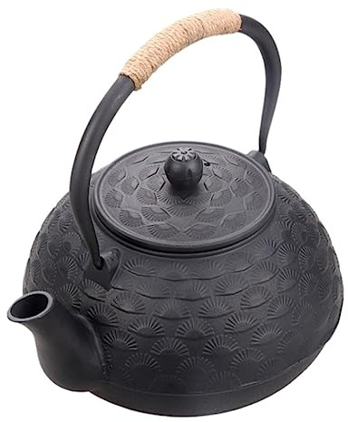 Japanische Gusseisen-Teekanne, 1,8 L/1800 Ml, Teekessel, Unbeschichteter Wasserkocher Für Den Nachmittagstee Mit Der Familie