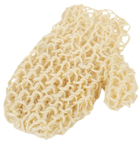minkissy Exfoliating-handschuh Aus Jute Wiederverwendbarer Peeling-handschuh Für Bad Und Multifunktionales Hautpflegewerkzeug Zur Sanften Reinigung Und Exfoliation Für Hauttypen