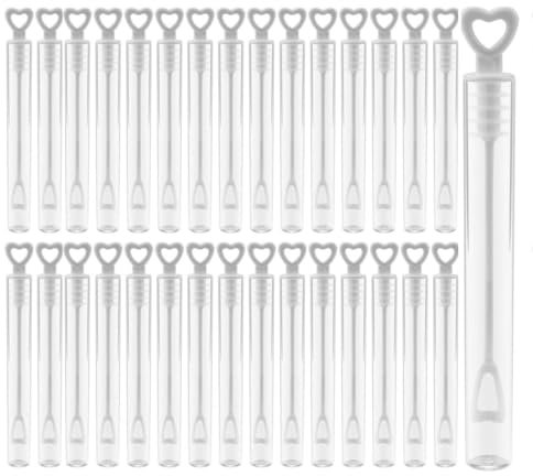 Naisfei 60 Stück Mini Seifenblasen, Mini Seifenblasen Set, Seifenblasen Kinder, Seifenblasen Kleine, Seifenblasen Kinder Mitgebsel, Seifenblasen Stäbe, Parteibevorzugung