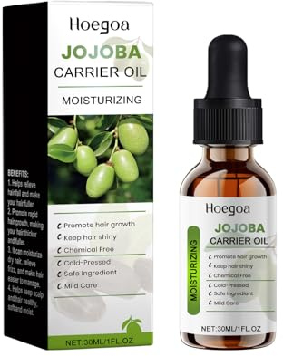 Olio per la Crescita dei Capelli, Hair Oil, 2Pcs Olio per Capelli di Jojoba, Per la Crescita dei Capelli, il Nutrimento del Cuoio Capelluto e la Riduzione Della Perdita di Capelli, per Donne e Uomini