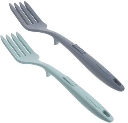 ROMISBABA 2pezzi Forchette Silicone Per Utensili Antiadherententi Per Ingredienti Miscelare e Schiacciare