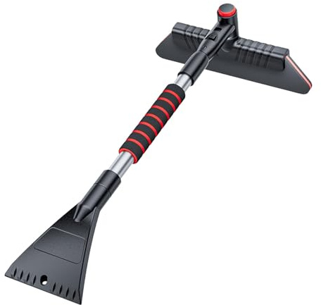 Ice Scraper For Car Windscreen - Telescopic Car Scraper Windscreen Scraper | Windscreen Scraper Snow Defrosting Tools | Handheld Car Scraper | Multifunctional Car Ice Scraper For RV, Convertible Car