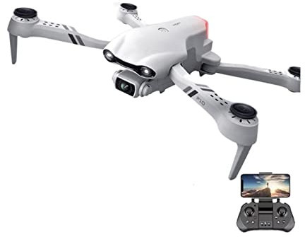 Drone pliable Quadricoptère 5G WIFI GPS Drone 4K Caméra HD professionnelle 8K 3- Cardan Anti-secousse Photographie aérienne sans balais Moteur Avion pliable ( Couleur : 8K Noir 1B Taille du sac à dos