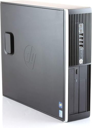 Hp Elite 8300 Ordinateur de bureau (Intel Core i7 3770, 16 Go de RAM, disque SSD 512 Go, lecteur DVD, Windows 11 Pro) (reconditionné) (avec périphériques)