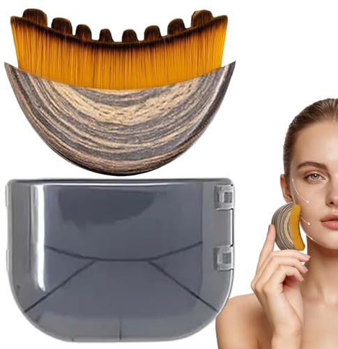 EliiSkinn Brush - Contour Brush for Jawline & Chin Sculpting, Precise Skin Fit - Ergonomically Designed to Fit The Skin Precisely