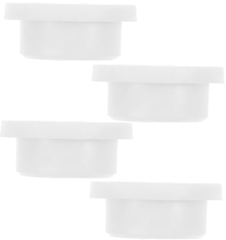 HOMOCONO 4 Pcs Washbasin Overflow Drain Cover Easy to Install Rubber Caps for Bathroom Sink Decorative Protective Overflow Prevention for Home Hotel and Guesthouse Use
