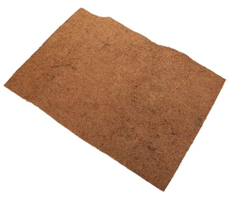 VERDANVERSE Tapis Fibre Naturel Noix de pour Terrarium Reptiles Mat Respirant Antidéformation Entretien Facile et Hygiénique