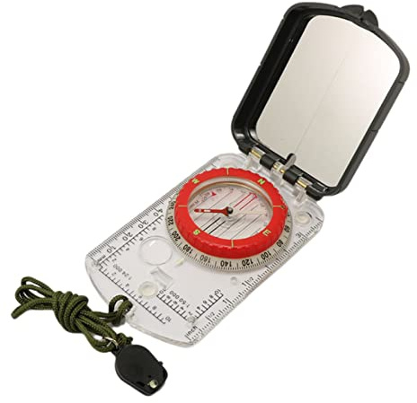 Visier-Kompass, multifunktionales Kartenlineal, Klinometer, Outdoor, Camping, Jagd, Wandern, Bergsteigen, Geologie-Aktivitäten