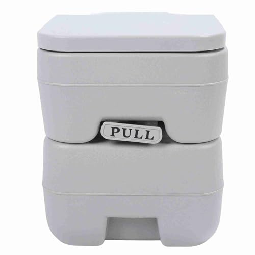 Yctze Toilette Portatile con capacità di Carico di 440 Libbre - Scarico con Pompa a Pistone 12 Litri per Auto, Barca e Avventure in Campeggio (20L)