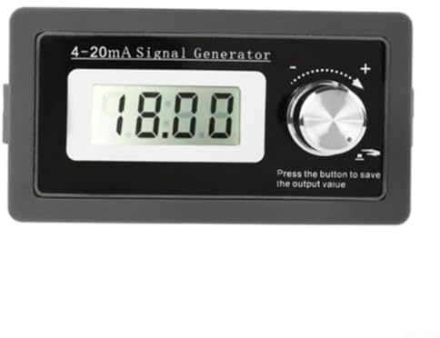 Générateur de signal à boucle de courant 4-20 mA avec affichage et bouton d'encodeur, simulateur de tension de courant de précision 0,01 pour systèmes à 2/3/4 fils, gris