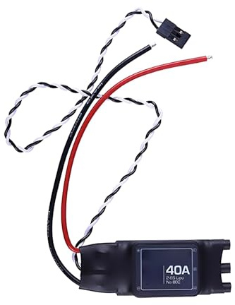 MLWSKERTY XRotor 40A bürstenloser ESC 2–6S Geschwindigkeitsregler für ferngesteuerte Flugzeugdrohnen, Quadrocopter Zubehör, leichte Komponente