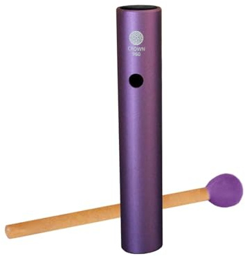 Wah-Wah Tube Set 7 Charkas Wah-Wah Tube Colorful Wind Metal Chimes Sound Healing Instruments for Yoga(960HZ)