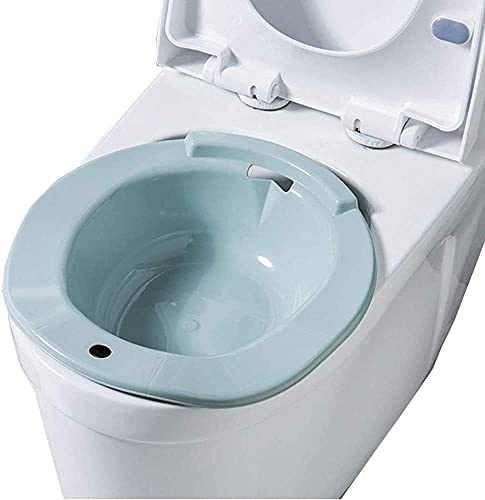 Bidet portable pour WC universel,Bidet portable pour femmes enceintes,Rehausseur WC et bidet pour personnes âgées et handicapées,Convient à tous les WC Standard,Bleu