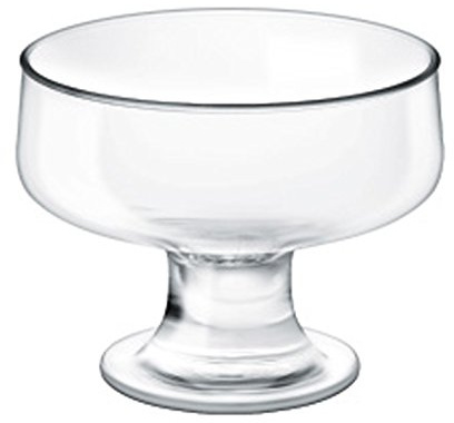 Confezione da 6 Coppe per Gelato Coppette Vetreria Borgonovo Linea Riviera Made in Italy 260 ml