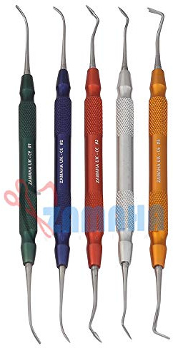 Dentistry P.K Thomas Set 5 Pcs Dental Wax Carving Modelling Carving Instruments