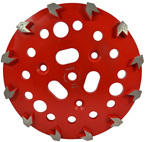 MDW Diamant Schleifscheibe Ø 300 mm passend für Roll Sanierungsfräse | zum Schleifen von mittelharten bis harten Untergründen, für dünne Beschichtungen, Estrich und Epoxidharz