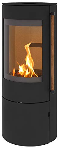 H&M Germany Kaminofen EVO 2.1 Stahl Schwarz Ofen Heizofen Holzofen Kamin 7kw