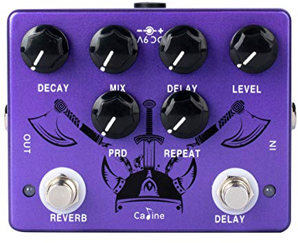 Caline CP-80 Ragnarok Digital Reverb & Analog Delay Guitar Effect Pedal