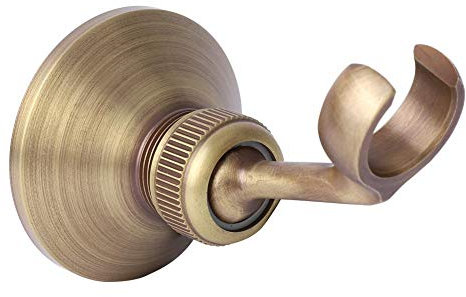 OKBY Soporte para cabezal de ducha - Base de soporte para cabezal de ducha de galvanoplastia de latón ajustable para accesorio de baño doméstico