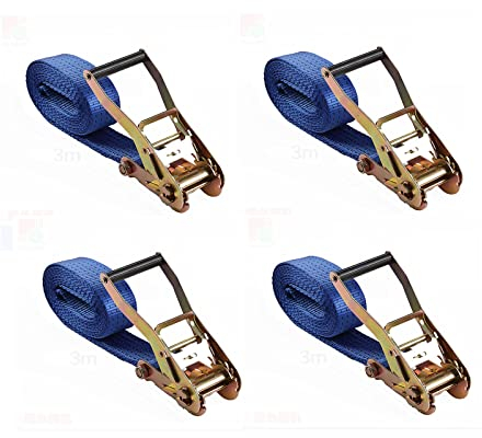 MIlAodE Ratschen-Zurrgurte Planen und Zurrgurte Spanngurte Hochleistungs-Zurrgurte zum Ziehen von 5 Tonnen für Frachtgurte, die mit großen Lastwagen gebündelt sind (Size : 5m) (Random Colors 10m)