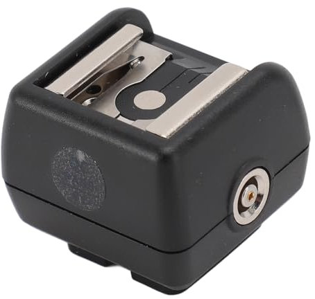 Blitzschuh-Adapter, Blitz-Mikrofon-Studiolicht-Adapter für -Kamera mit PC-Synchronisationsanschluss, Kaltschuh, Kompatibel für Spiegellose DSLR-Camcorder