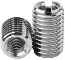 3–5 Stück M8 Schlitz innen außen selbstschneidender Gewindeeinsatz Adapter Schraubenmuttern Hülse Konvertermutter (Color : Length 20mm, Size : M8-M12 3PCS)