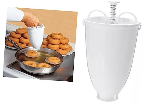 SHOWERORO Dispenser Per Ciambelle in Plastica Leggero Per Frittura Ciambelle Fritte Utensile Da Cucina Per Preparare