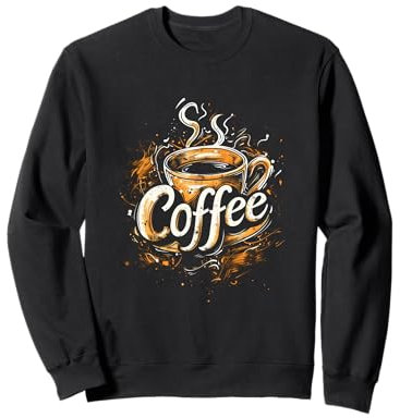 Tasse à café avec une explosion d'espresso aromatique et de Sweatshirt