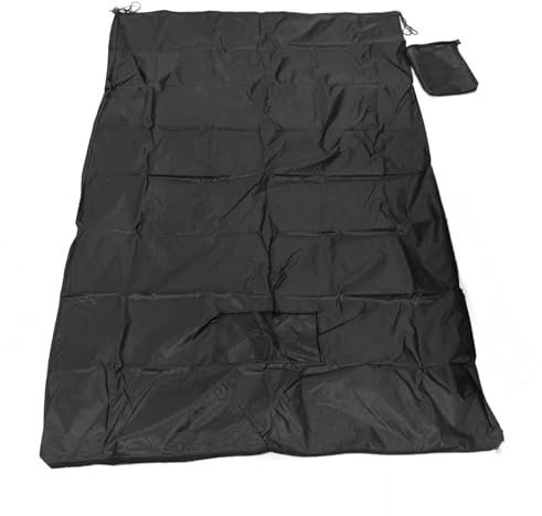 Rasentraktor-Laubsack, Mesh-Belüftungssystem, Grasfangsack, Sicherer Laubsammelbeutel mit Doppeltem Kordelzug-Design, Oxford-Stoff, Garten-Laubsammler