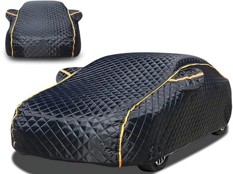 Autoabdeckung für VW Golf 6 Convertible| Sommer- und Winter-Autoplane, Vollgarage, regendicht, hageldicht, staubdicht, Kratzfest UV-Schutz, Ganzgarage mit Baumwollfutter W0109DF772